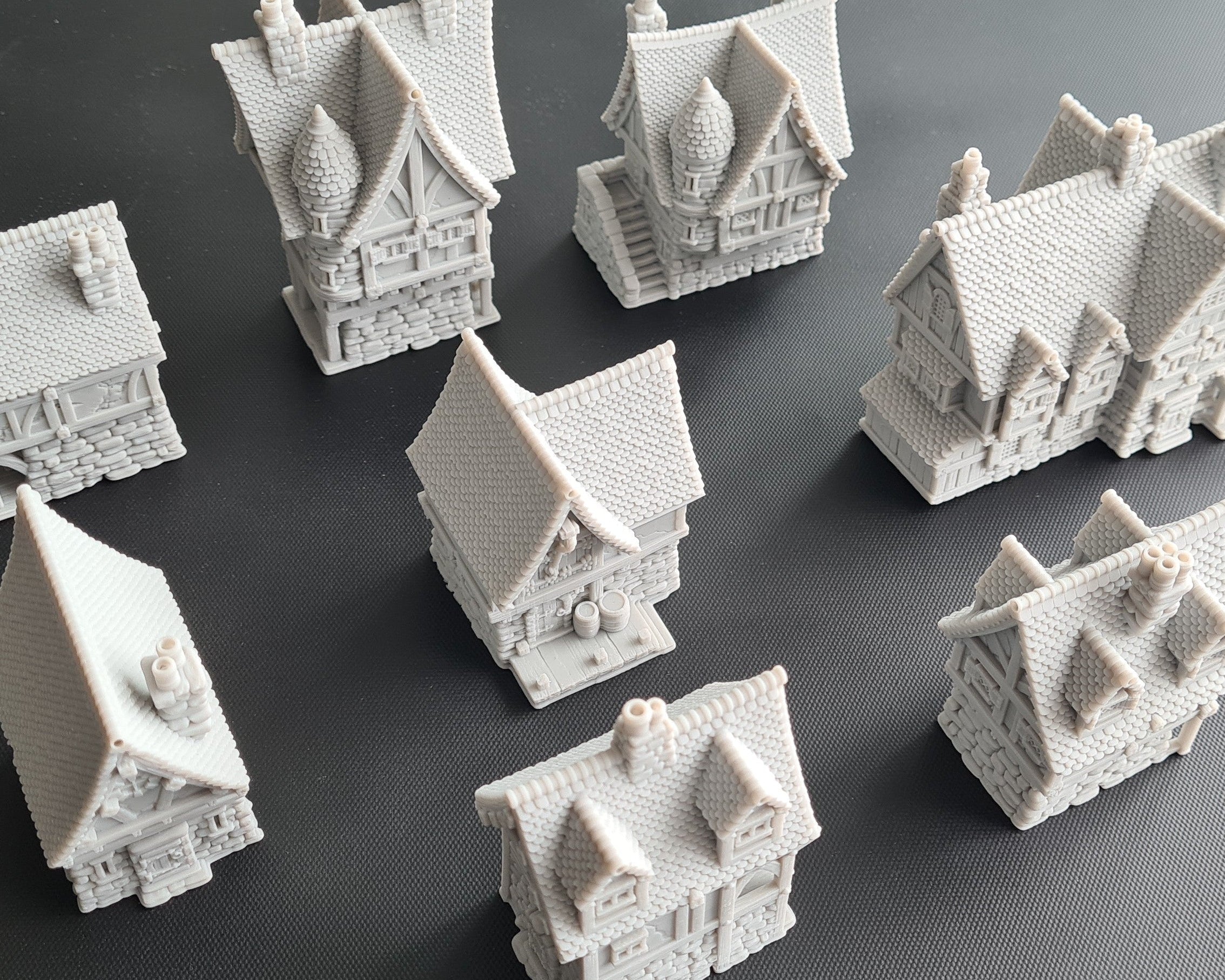 10mm Town Scenery