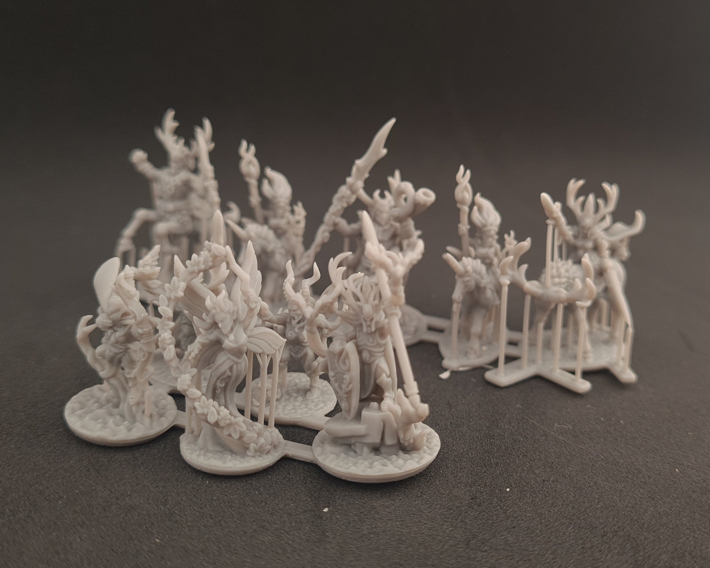 Forest Elf Commanders and Wizards