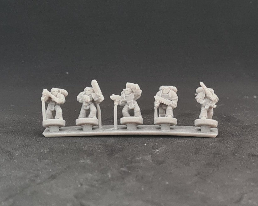 Mark 3 Infantry - Assault (strip of 5 soldiers)