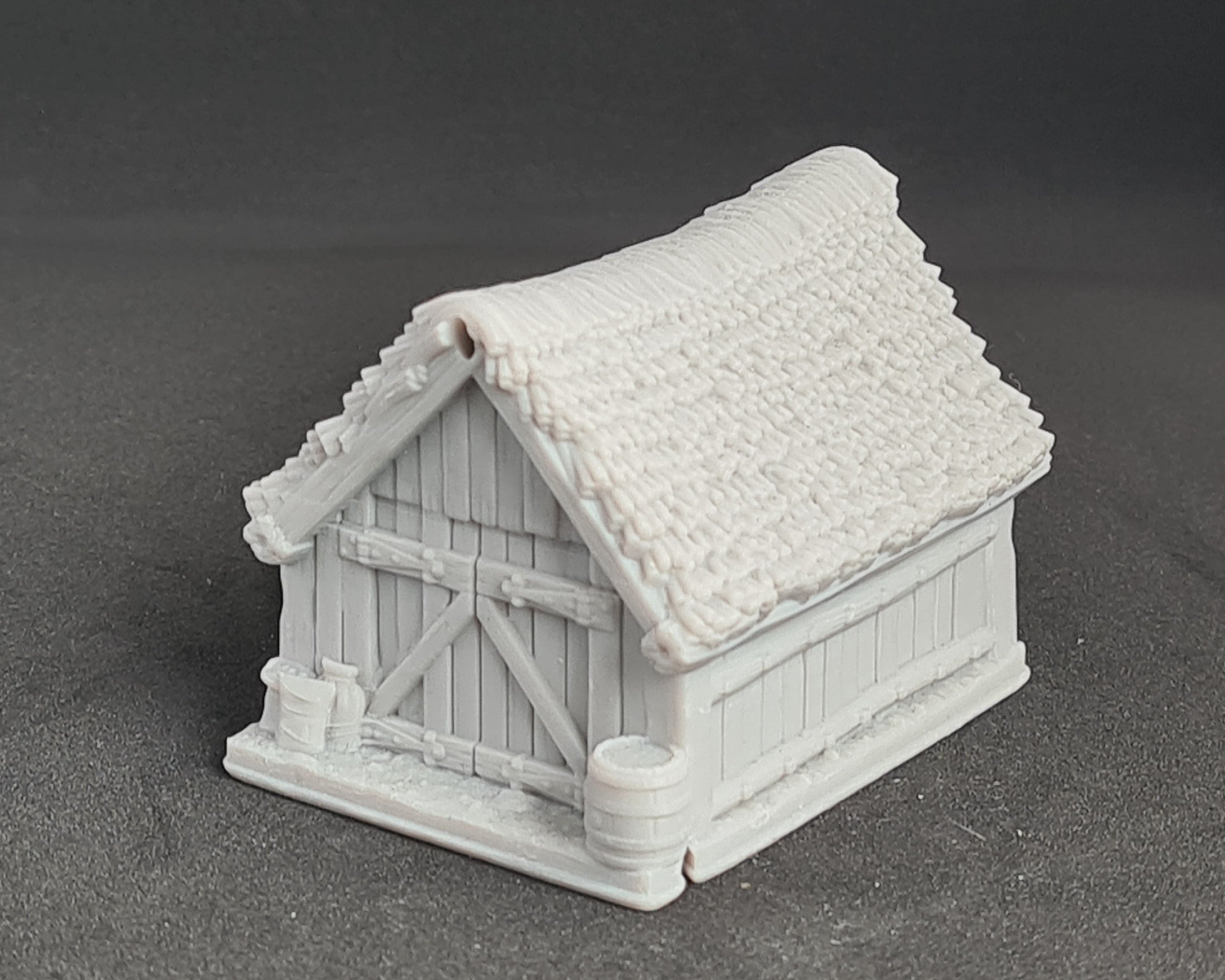 10mm Scale Barn House