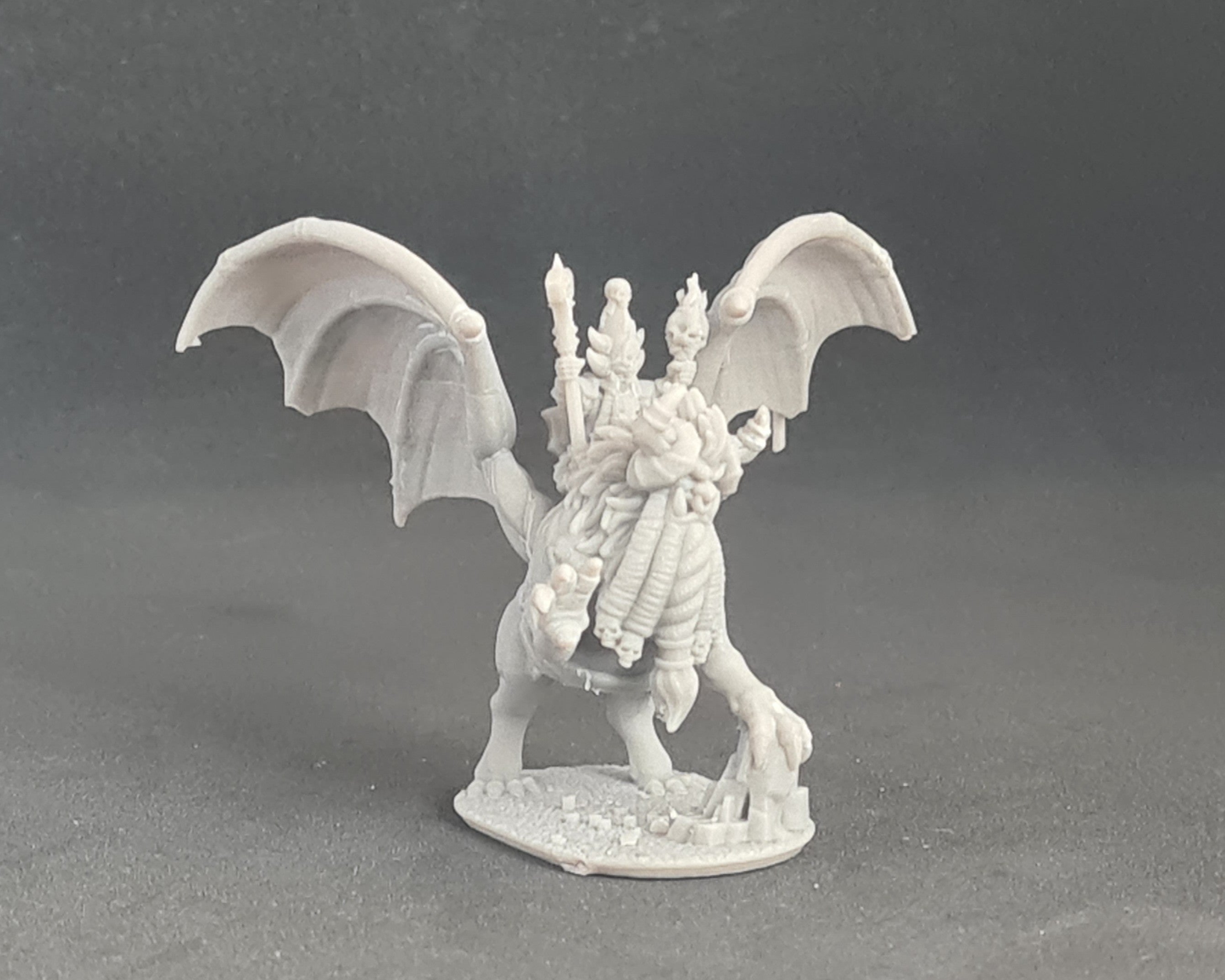 Chaos Dwarf Sorcerer on Lammasu (FD)