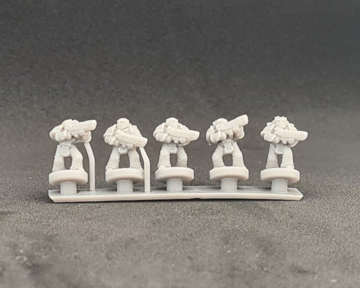 Mark 3 Infantry - Plasma (strip of 5 soldiers)