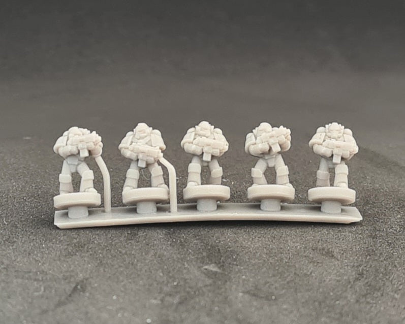 Mark 4 Infantry - Tactical (strip of 5 soldiers)