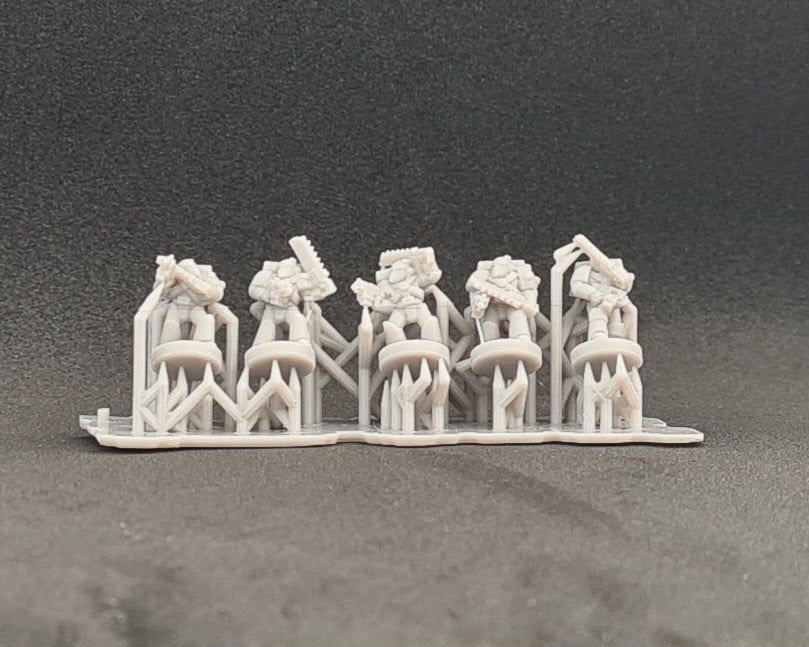 Mark 6 Infantry - Assault (strip of 5 soldiers)