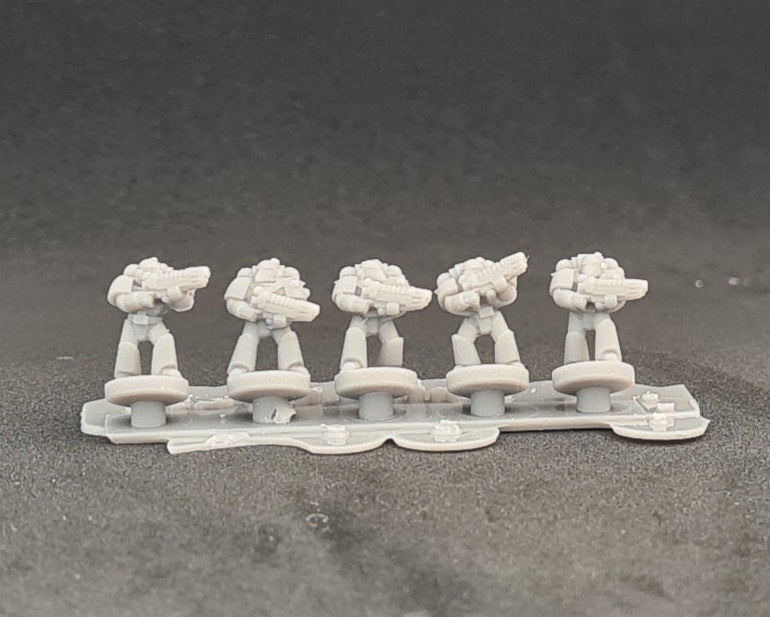 Mark 6 Infantry - Plasma (strip of 5 soldiers)