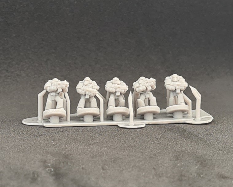 Mark 6 Infantry - Tactical (strip of 5 soldiers)